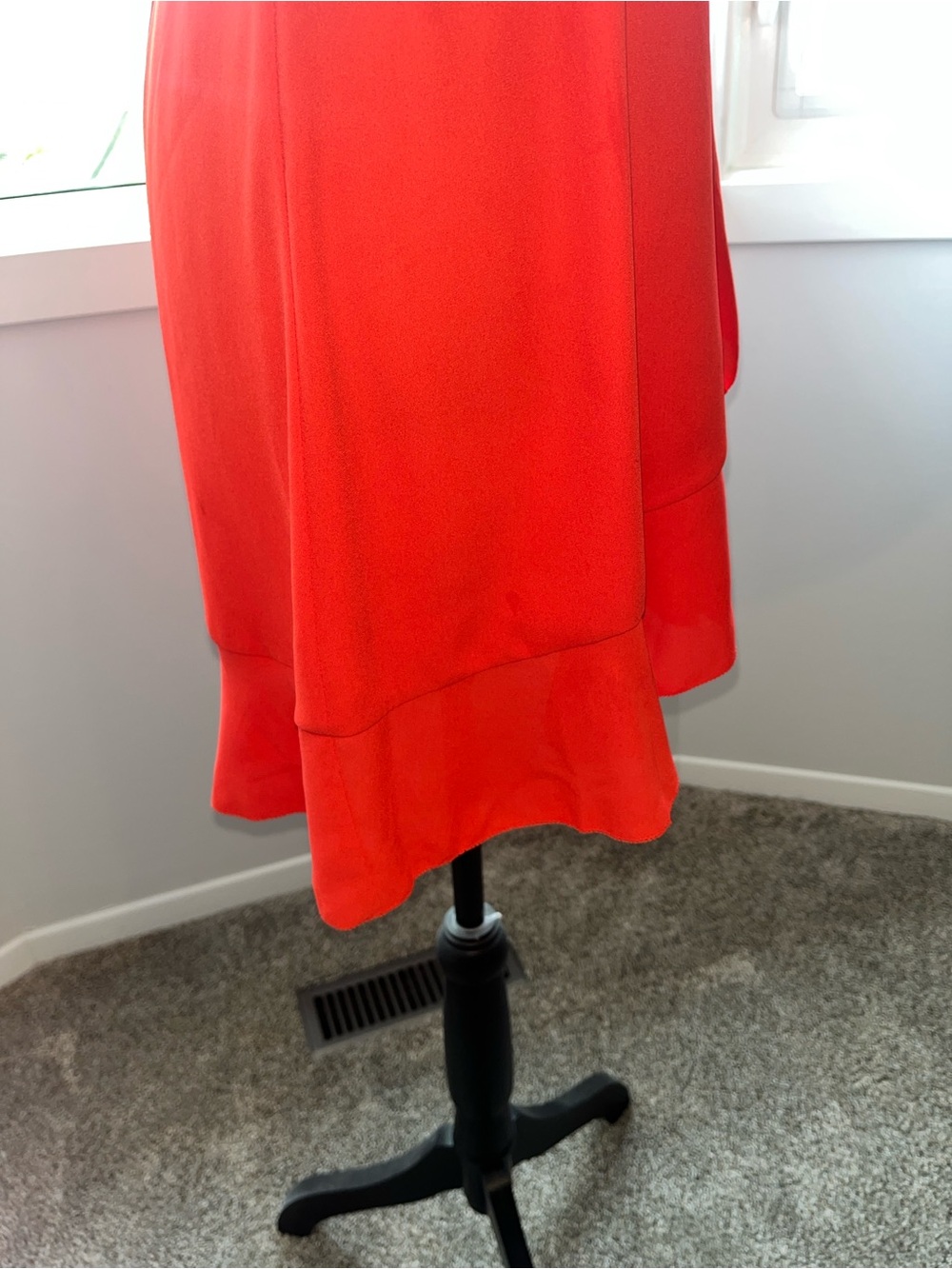 Sunday Best Red Ruffle Wrap Mini Dress - Picture 4 of 5